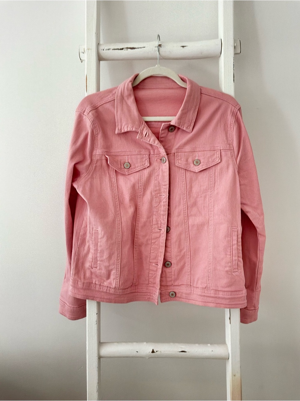 Classic Pink Women's Denim Jacket